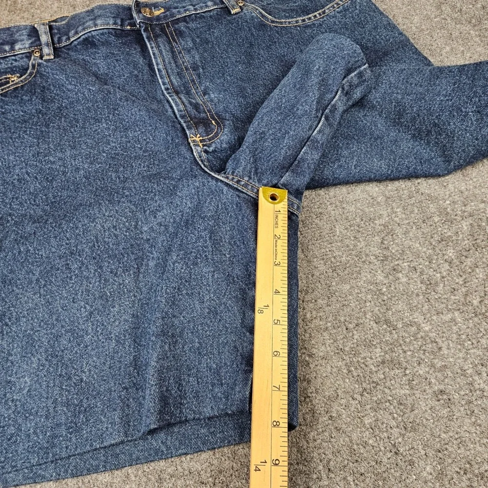Route 66 Mens Relaxed Fit Denim Shorts Blue Medium Wash 100% Cotton Size 42
